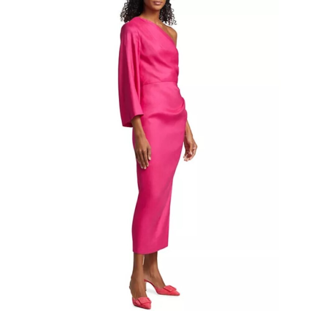 Veronica Beard 'Patsy' One-Shoulder Linen-Blend M… - image 3